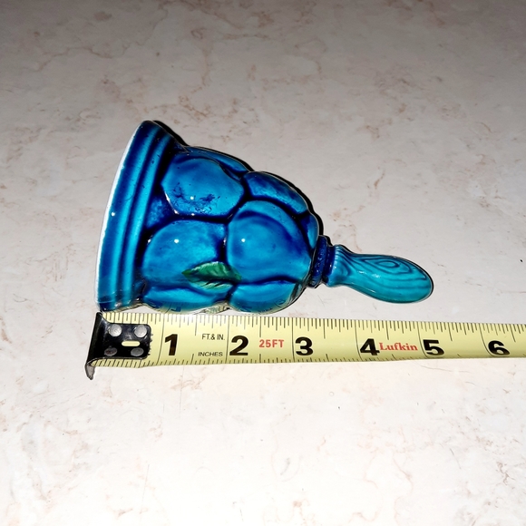 Vintage Bell Inarco Blue Mood Indigo Retro 3-D Fruit Decor - Picture 6 of 7